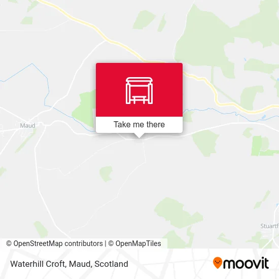 Waterhill Croft, Maud map