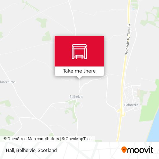 Hall, Belhelvie map