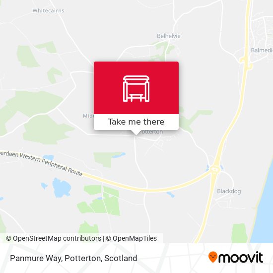 Panmure Way, Potterton map