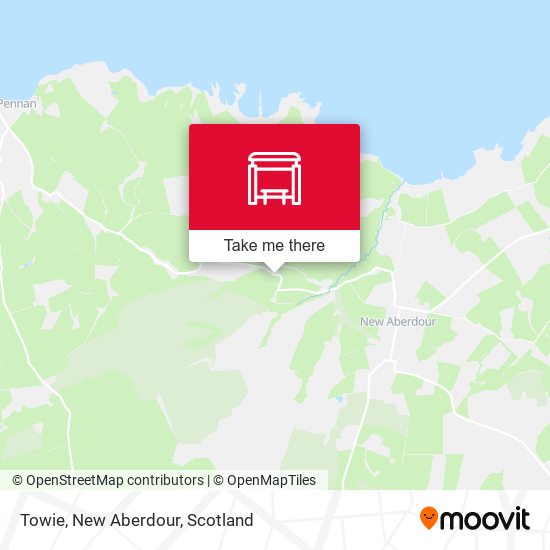 Towie, New Aberdour map
