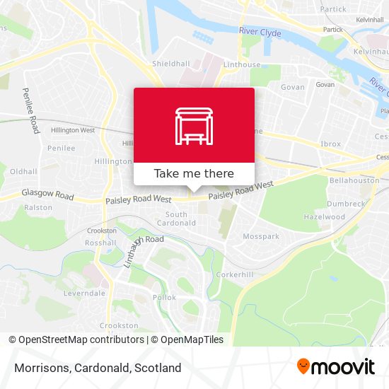 Morrisons, Cardonald map