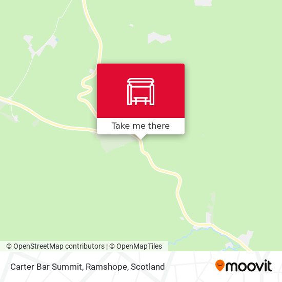 Carter Bar Summit, Ramshope map