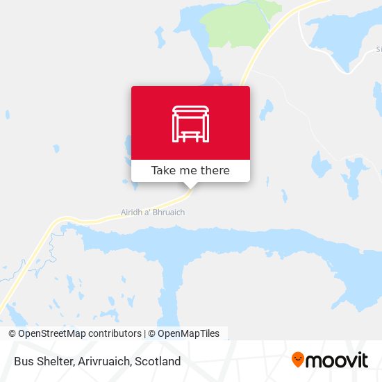 Bus Shelter, Arivruaich map