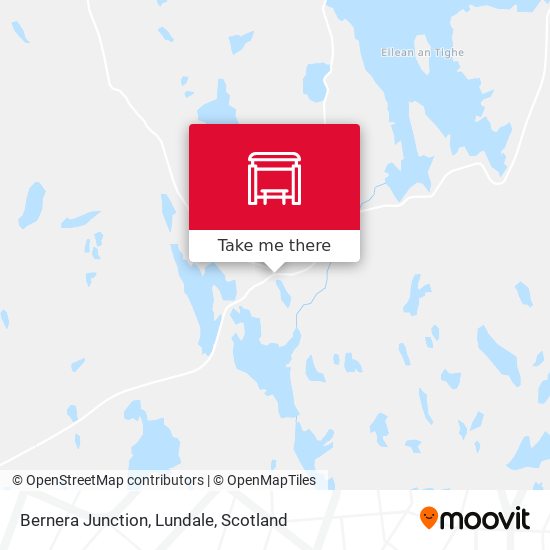 Bernera Junction, Lundale map