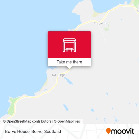 Borve House, Borve map