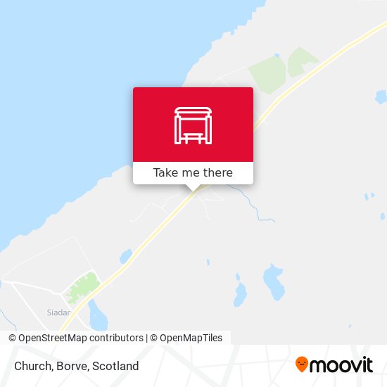 Church, Borve map
