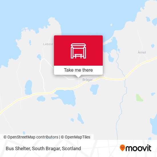 Bus Shelter, South Bragar map