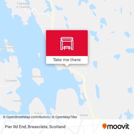 Pier Rd End, Breasclete map