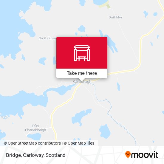 Bridge, Carloway map