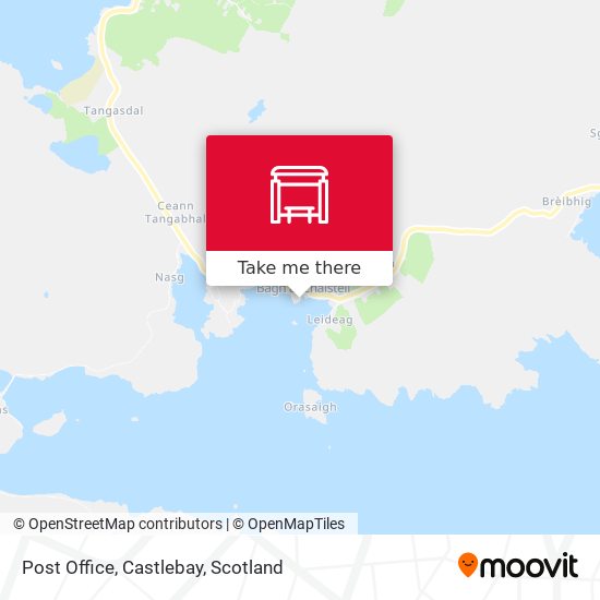 Post Office, Castlebay map