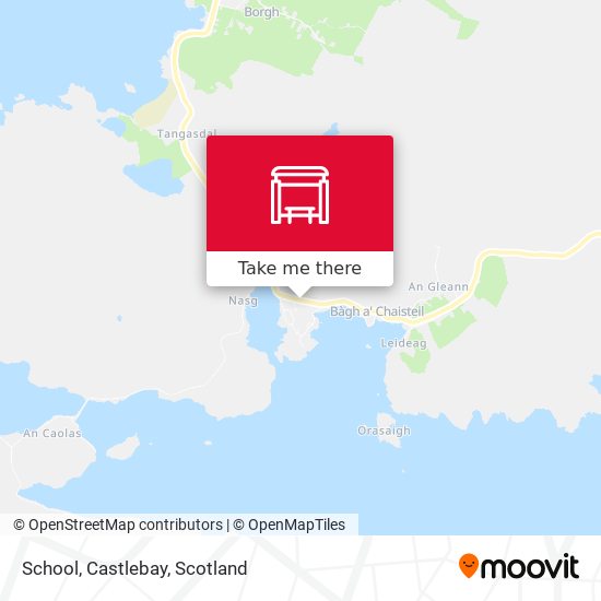 School, Castlebay map