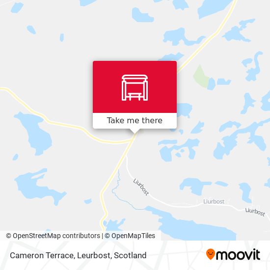 Cameron Terrace, Leurbost map