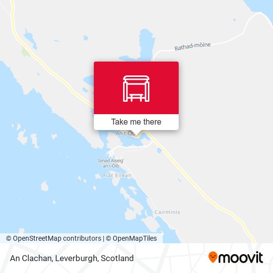 An Clachan, Leverburgh map