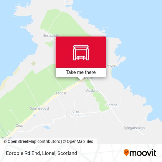 Eoropie Rd End, Lionel map