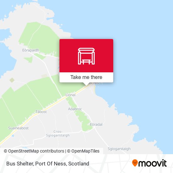 Bus Shelter, Port Of Ness map