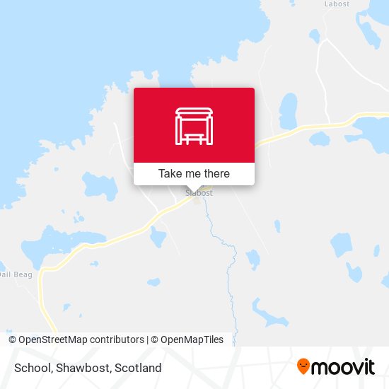 School, Shawbost map