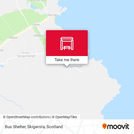 Bus Shelter, Skigersta map