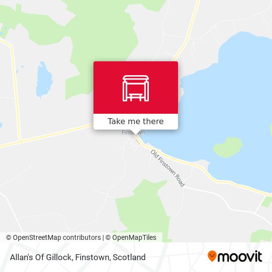 Allan's Of Gillock, Finstown map