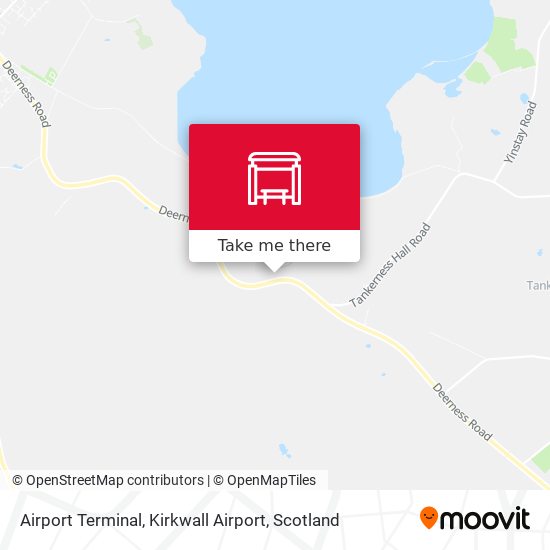 Airport Terminal, Kirkwall Airport map