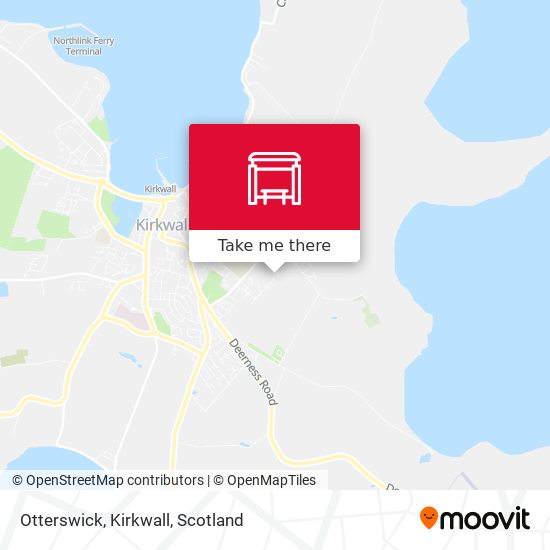 Otterswick, Kirkwall map