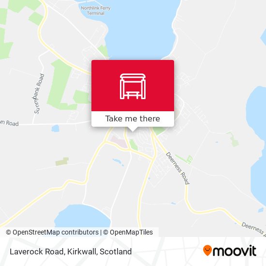Laverock Road, Kirkwall map