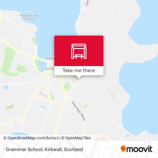 Grammar School, Kirkwall map