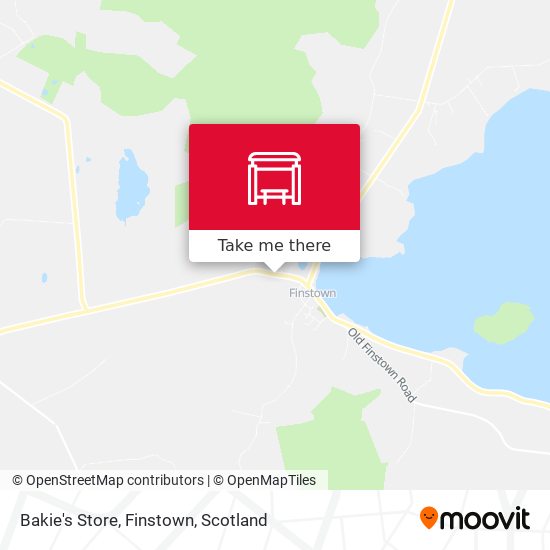 Bakie's Store, Finstown map