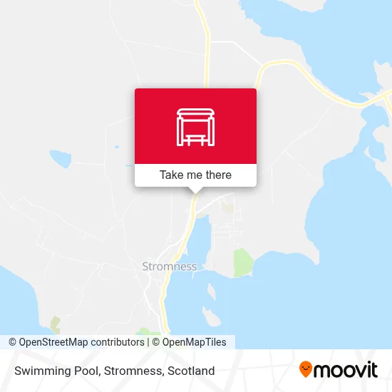 Swimming Pool, Stromness map