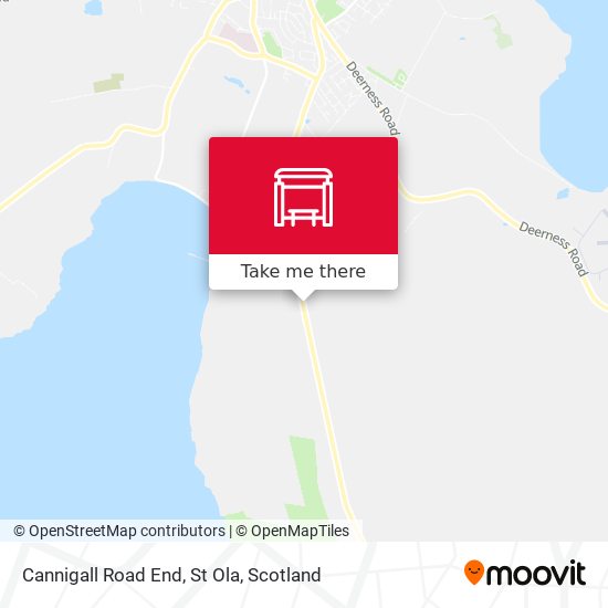 Cannigall Road End, St Ola map