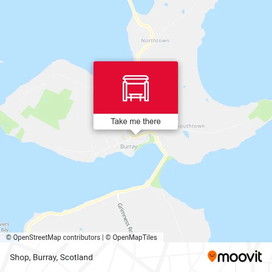 Shop, Burray map