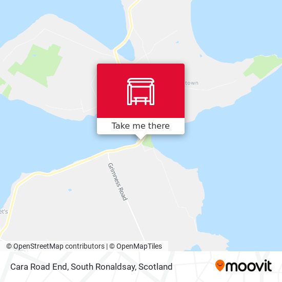 Cara Road End, South Ronaldsay map