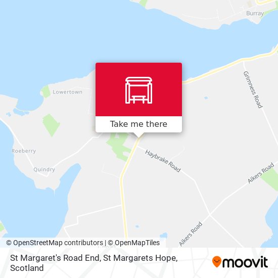 St Margaret's Road End, St Margarets Hope map