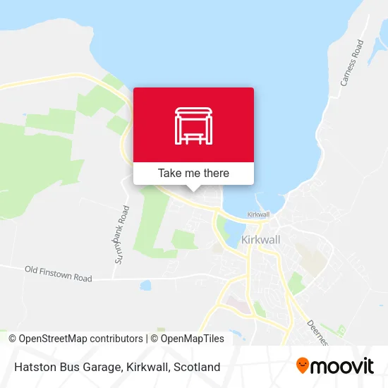 Hatston Bus Garage, Kirkwall map