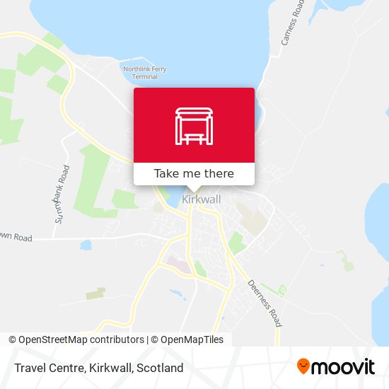 Travel Centre, Kirkwall map