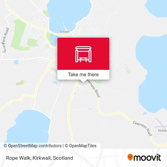 Rope Walk, Kirkwall map