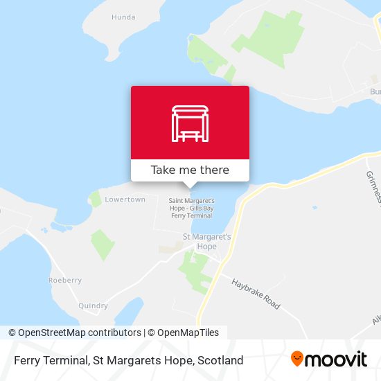 Ferry Terminal, St Margarets Hope map