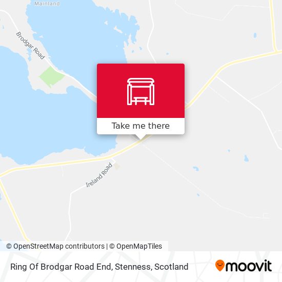 Ring Of Brodgar Road End, Stenness map