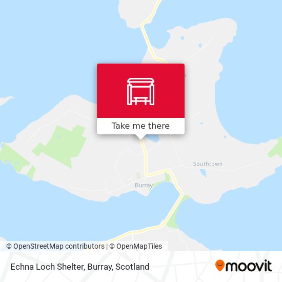 Echna Loch Shelter, Burray map