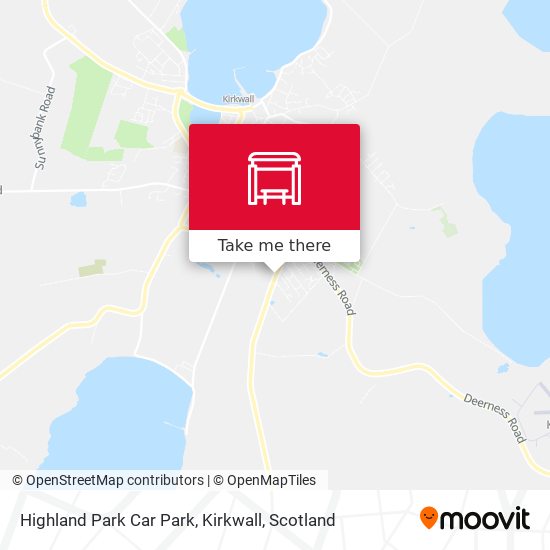 Highland Park Car Park, Kirkwall map