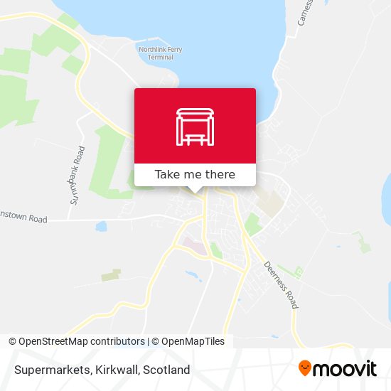 Supermarkets, Kirkwall map