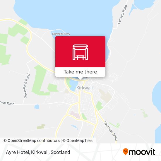 Ayre Hotel, Kirkwall map
