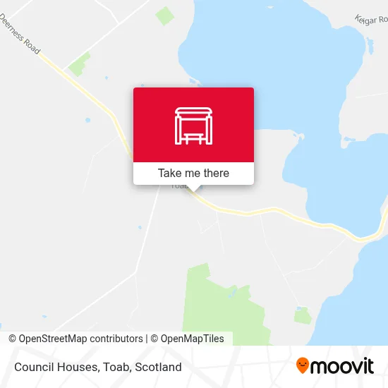 Council Houses, Toab map