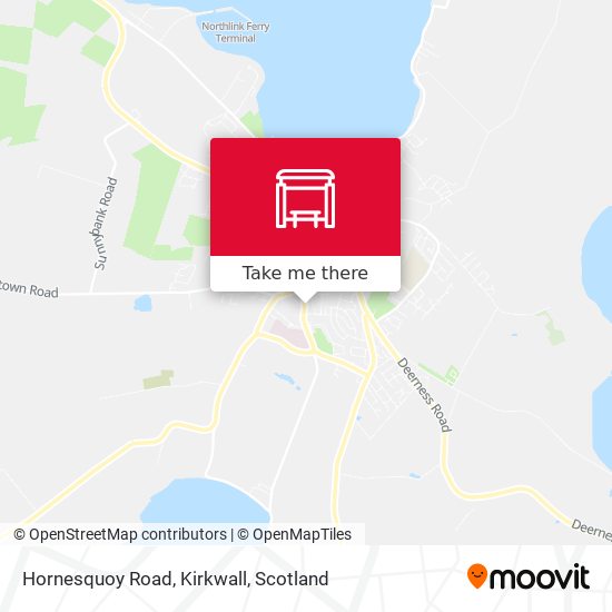 Hornesquoy Road, Kirkwall map