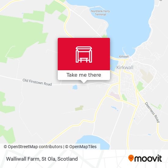 Walliwall Farm, St Ola map