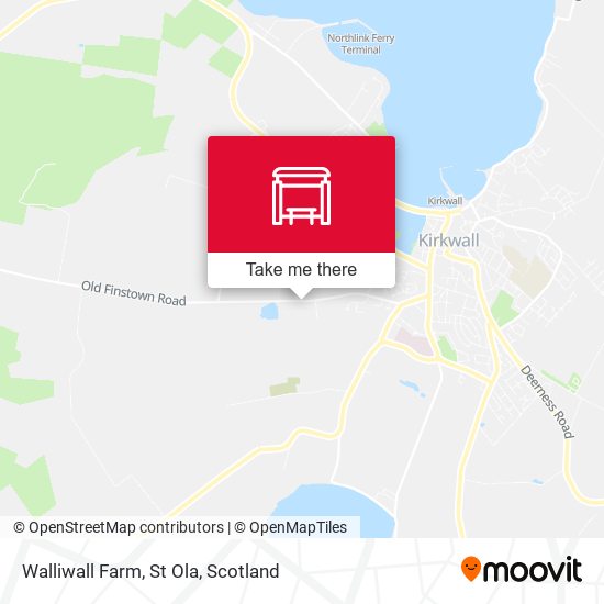 Walliwall Farm, St Ola map