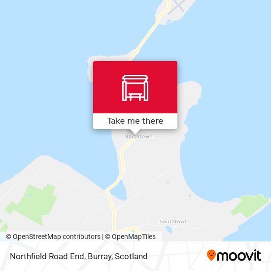 Northfield Road End, Burray map