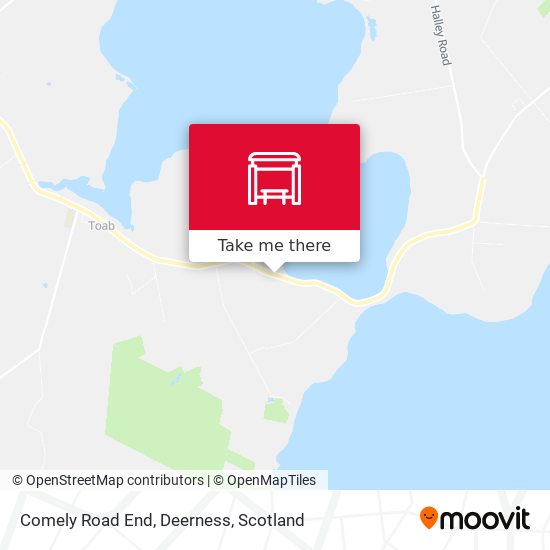 Comely Road End, Deerness map