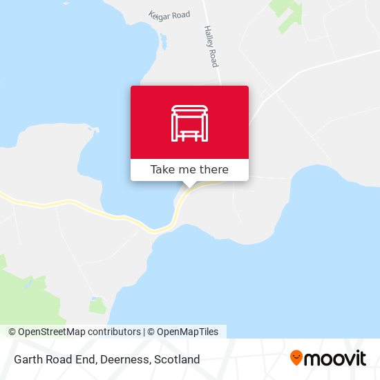 Garth Road End, Deerness map