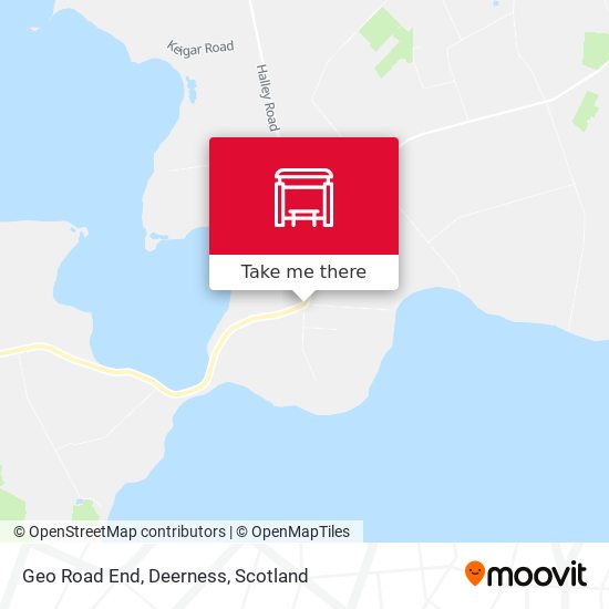 Geo Road End, Deerness map