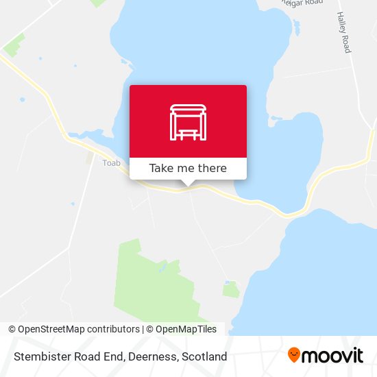 Stembister Road End, Deerness map